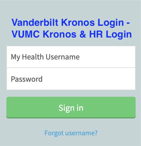 vumc kronos|kronos log in my account.